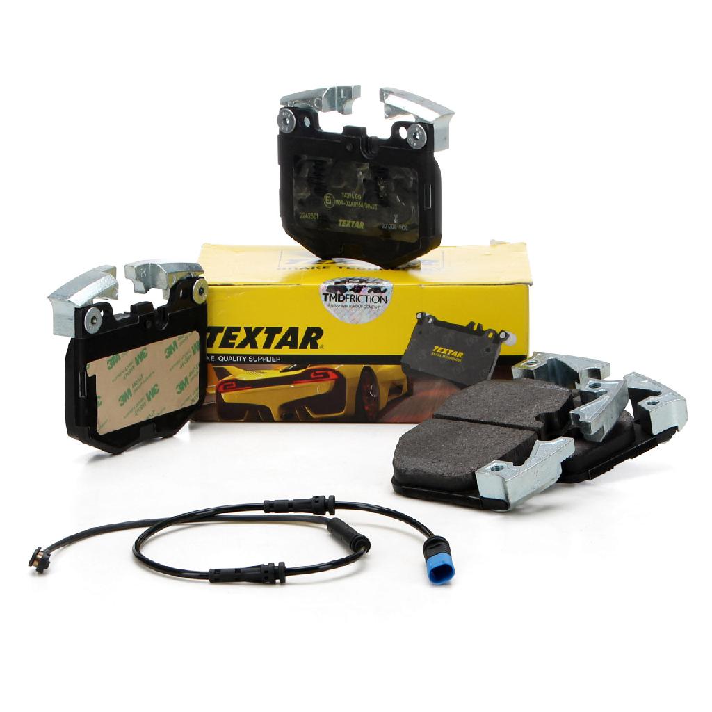 TEXTAR 2242501 Bremsbeläge + Wako BMW 3er G20 G21 4er G22 mit M-Technik vorne