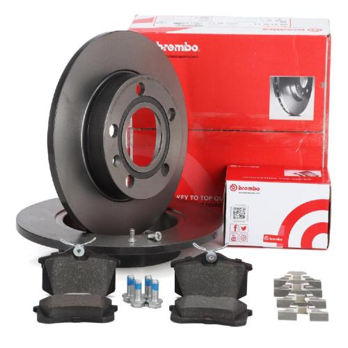 BREMBO Bremsbelagsatz, Scheibenbremse P 85 020 + Bremsscheibe 08.9136.11 Bild BREMBO Bremsbelagsatz, Scheibenbremse P 85 020 + Bremsscheibe 08.9136.11