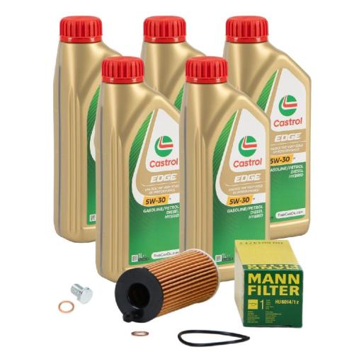 5 Liter CASTROL Edge Motoröl ÖL 5W30 M BMW Longlife-04 + MANN Ölfilter HU6014/1z Bild 5 Liter CASTROL Edge Motoröl ÖL 5W30 M BMW Longlife-04 + MANN Ölfilter HU6014/1z