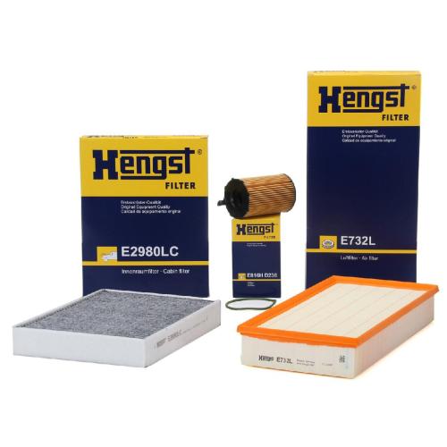 HENGST FILTER Filter, Innenraumluft E2980LC + Ölfilter E816H D236 + Luftfilter E732L Bild HENGST FILTER Filter, Innenraumluft E2980LC + Ölfilter E816H D236 + Luftfilter E732L