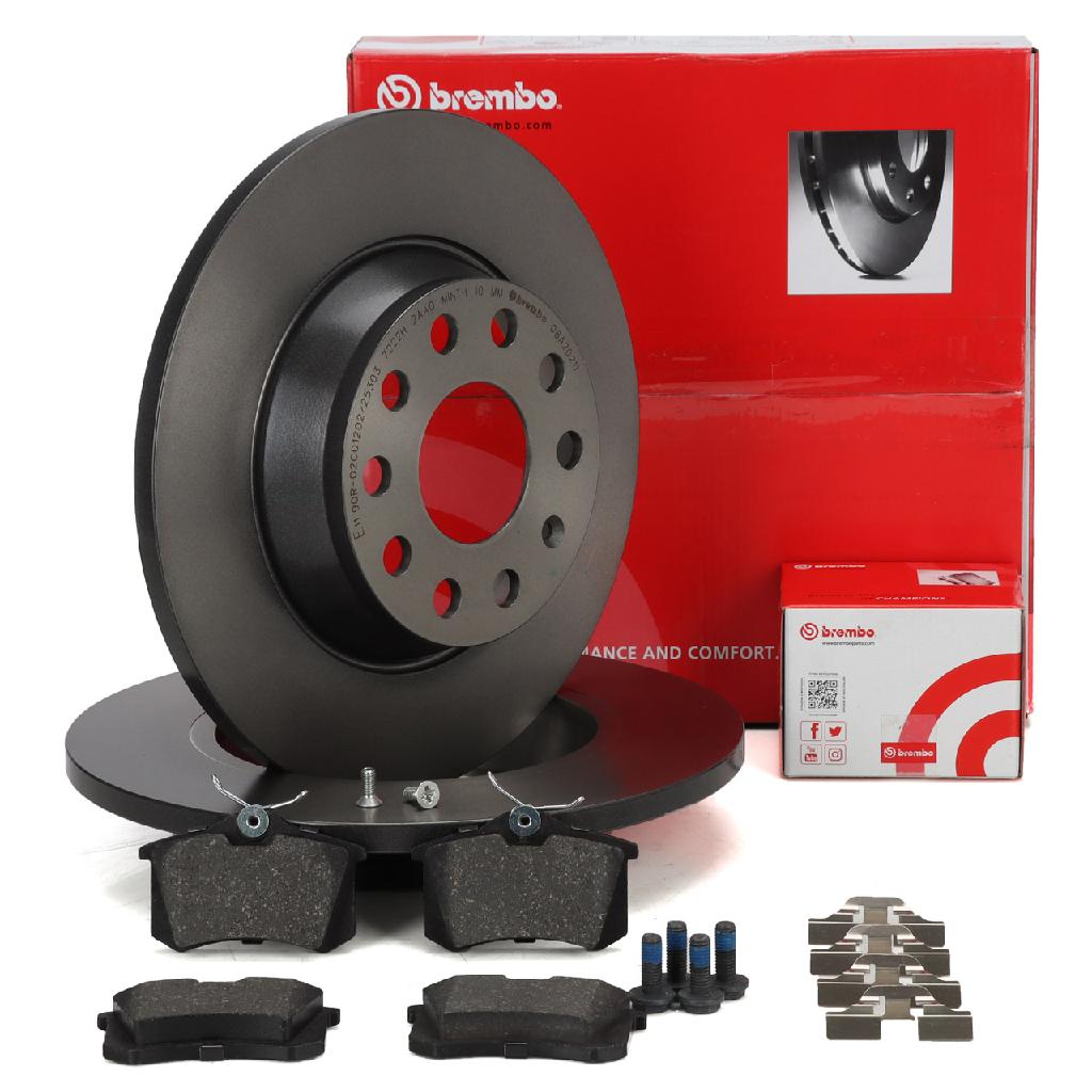BREMBO Bremsscheibe 08.A202.11 + Bremsbelagsatz, Scheibenbremse P 85 020