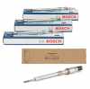 3x BOSCH Glühkerze + ORIGINAL Drucksensor-Glühkerze VW Golf 6 7 Passat B8 T6 1.6/2.0 TDI