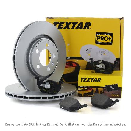 TEXTAR Bremsscheibe 92205605 + Bremsbelagsatz, Scheibenbremse 2231102