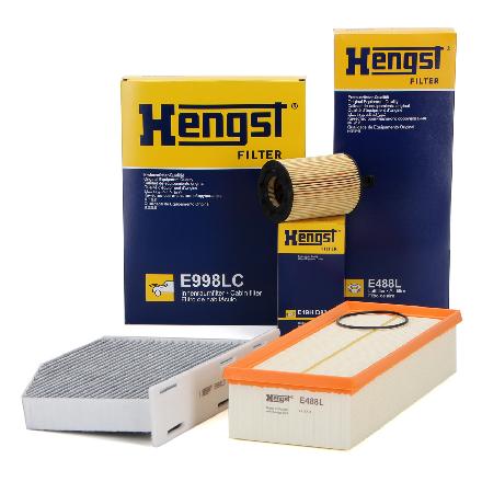 HENGST FILTER Filter, Innenraumluft E998LC + Ölfilter E19H D83 + Luftfilter E488L