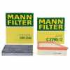 MANN-FILTER Luftfilter C 2295/2 + Filter, Innenraumluft CUK 2545