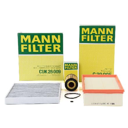 MANN Filterset 3-tlg VW Golf 7 Passat B8 Tiguan Touran AUDI A3 8V Q2 GA Q3 F3 1.6/2.0 TDI