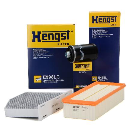 HENGST FILTER Filter, Innenraumluft E998LC + Luftfilter E488L + Ölfilter H14W30