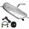 IMASAF Halter, Abgasanlage 09.11.34 + Endschalldämpfer 71.63.07 FA1 Rohrverbinder, Abgasanlage 921-958 + Halter, Abgasanlage 113-946