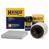 HENGST FILTER &Ouml;lfilter H314W01 + Filter, Innenraumluft E3919LC + Luftfilter E1017L