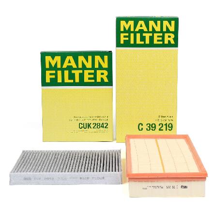 MANN-FILTER Filter, Innenraumluft CUK 2842 + Luftfilter C 39 219