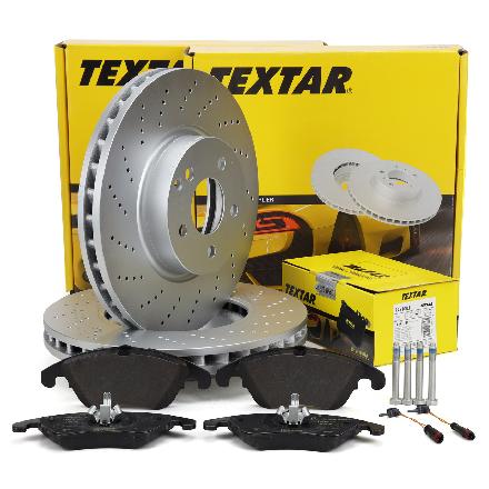 TEXTAR Bremsscheiben + Beläge + 2x Sensor MERCEDES C204 A207 S212 mit Sportpaket vorne Bild TEXTAR Bremsscheiben + Beläge + 2x Sensor MERCEDES C204 A207 S212 mit Sportpaket vorne