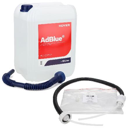 10L 10 Liter HOYER AdBlue® NOX-Reduktionsmittel Harnstofflösung + TROPFFREI Befüllschlauch