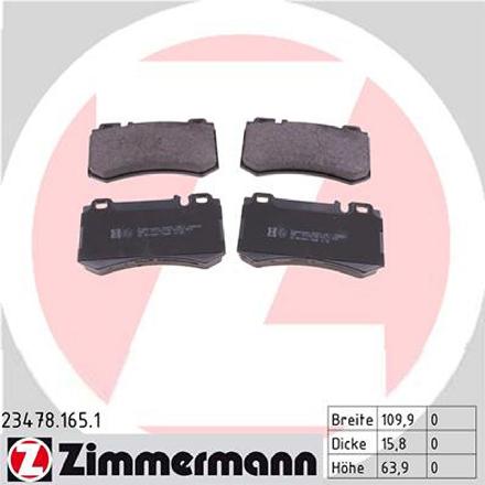 ZIMMERMANN Bremsscheiben + Beläge + Wako MERCEDES E-Klasse W211 S211 E55AMG hinten Bild ZIMMERMANN Bremsscheiben + Beläge + Wako MERCEDES E-Klasse W211 S211 E55AMG hinten