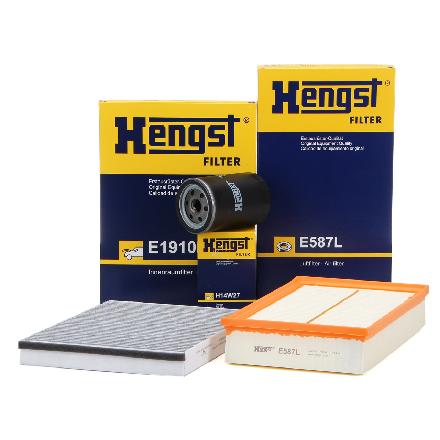 HENGST FILTER Filter, Innenraumluft E1910LC + Ölfilter H14W27 + Luftfilter E587L