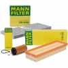 MANN-FILTER Ölfilter HU 6014/1 z + Filter, Innenraumluft CUK 19 004 + Luftfilter C 34 120 Bild MANN-FILTER Ölfilter HU 6014/1 z + Filter, Innenraumluft CUK 19 004 + Luftfilter C 34 120
