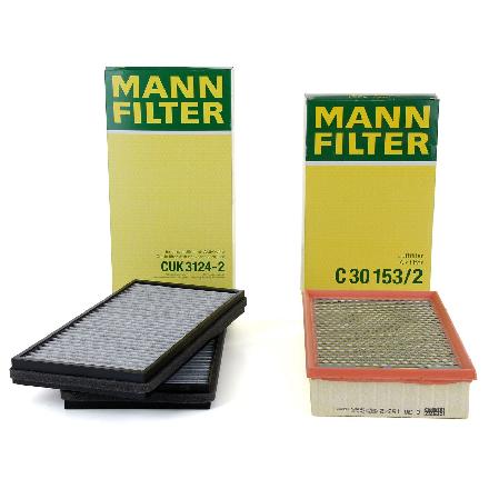 MANN-FILTER Luftfilter C 30 153/2 + Filter, Innenraumluft CUK 3124-2 Bild MANN-FILTER Luftfilter C 30 153/2 + Filter, Innenraumluft CUK 3124-2