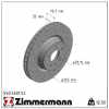 ZIMMERMANN Bremsscheibe 550.5601.52 + Bremsbelagsatz, Scheibenbremse 23325.160.1 Bild ZIMMERMANN Bremsscheibe 550.5601.52 + Bremsbelagsatz, Scheibenbremse 23325.160.1