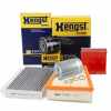 HERTH+BUSS JAKOPARTS Kraftstofffilter J1338038 HENGST FILTER Ölfilter H335W + Filter, Innenraumluft E2974LC01 + Luftfilter E1023L