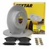 TEXTAR Bremsbelagsatz, Scheibenbremse 2509602 + Bremsscheibe 92205703
