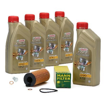 5 Liter CASTROL Edge Motoröl ÖL 5W30 M BMW Longlife-04 + MANN Ölfilter HU6014/1z Bild 5 Liter CASTROL Edge Motoröl ÖL 5W30 M BMW Longlife-04 + MANN Ölfilter HU6014/1z