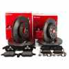 BREMBO Bremsscheibe 09.9145.11 + Bremsbelagsatz, Scheibenbremse P 85 075 + Bremsscheibe 08.9488.11 + Bremsbelagsatz, Scheibenbremse P 85 073