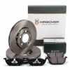 HIRSCHER Bremsscheiben + Bremsbeläge VW Golf 4 Bora Fox Polo 4 5 6 AUDI A1 8X A3 8L1 vorne Bild HIRSCHER Bremsscheiben + Bremsbeläge VW Golf 4 Bora Fox Polo 4 5 6 AUDI A1 8X A3 8L1 vorne