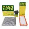 MANN-FILTER Ölfilter W 6011 + Luftfilter C 2716/1 + Filter, Innenraumluft CUK 2132 Bild MANN-FILTER Ölfilter W 6011 + Luftfilter C 2716/1 + Filter, Innenraumluft CUK 2132