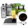 MANN Filterset 4-tlg + 7L ORIGINAL 0W30 Motoröl AUDI A4 B8 A5 8T 8F Q5 8RB 2.7/3.0 TDI