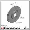 Zimmermann SPORT Bremsscheiben + Beläge + Wako MINI F54 F60 17 Zoll mit JCW-Bremse vorne Bild Zimmermann SPORT Bremsscheiben + Beläge + Wako MINI F54 F60 17 Zoll mit JCW-Bremse vorne