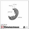 ZIMMERMANN Bremstrommel 405.4103.20 + Bremsbackensatz 10990.158.2 Bild ZIMMERMANN Bremstrommel 405.4103.20 + Bremsbackensatz 10990.158.2