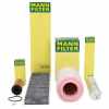 MANN-FILTER Kraftstofffilter WK 5002 + Filter, Innenraumluft CUK 4436 + Luftfilter C 1287 + Ölfilter HU 6004 x Bild MANN-FILTER Kraftstofffilter WK 5002 + Filter, Innenraumluft CUK 4436 + Luftfilter C 1287 + Ölfilter HU 6004 x