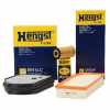 HENGST FILTER Ölfilter E11H D57 + Filter, Innenraumluft E914LC + Luftfilter E397L01 Bild HENGST FILTER Ölfilter E11H D57 + Filter, Innenraumluft E914LC + Luftfilter E397L01