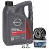 5L ORIGINAL 5W-30 C4 Motor&ouml;l + BOSCH &Ouml;lfilter NISSAN Micra 3 Note Qashqai 1 Tiida 1.5 dCi