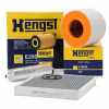 HENGST FILTER Luftfilter E1055L + Kraftstofffilter H418WK + &Ouml;lfilter E115H01 D208 + Filter, Innenraumluft E2996LC