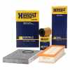 HENGST FILTER &Ouml;lfilter E40H D105 + Luftfilter E695L + Filter, Innenraumluft E2979LC