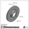 Zimmermann SPORT Bremsscheiben + Beläge + Sensor PORSCHE Panamera (971) 18 Zoll vorne Bild Zimmermann SPORT Bremsscheiben + Beläge + Sensor PORSCHE Panamera (971) 18 Zoll vorne