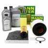 MANN Filterset 3-tlg + 7L ORIGINAL 0W30 Motor&ouml;l AUDI A4 B8 A5 8T 8F Q5 8RB 2.7/3.0 TDI