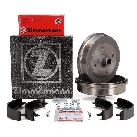 ZIMMERMANN Bremstrommeln + Bremsbacken VW Käfer 1200 1300 1302 1303 1500 1600 hinten