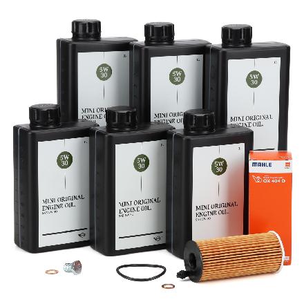 6L ORIGINAL 5W-30 LL-04 Motoröl + MAHLE Ölfilter MINI R56 R55 R60 R57 R58 R61 R59 N47