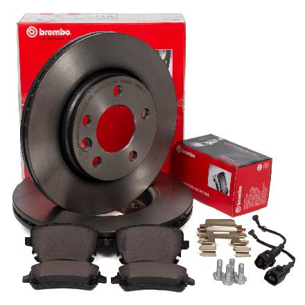 BREMBO Bremsscheibe 09.9582.11 + Bremsbelagsatz, Scheibenbremse P 85 083