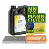 MANN Filterset + 5L ORIGINAL 0W20 Motoröl OPEL Adam (M13) 1.0 90/115 PS Bild MANN Filterset + 5L ORIGINAL 0W20 Motoröl OPEL Adam (M13) 1.0 90/115 PS