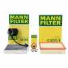 MANN-FILTER Kraftstofffilter WK 820/18 + &Ouml;lfilter HU 7010 z + Luftfilter C 4312/1 + Filter, Innenraumluft CUK 3569