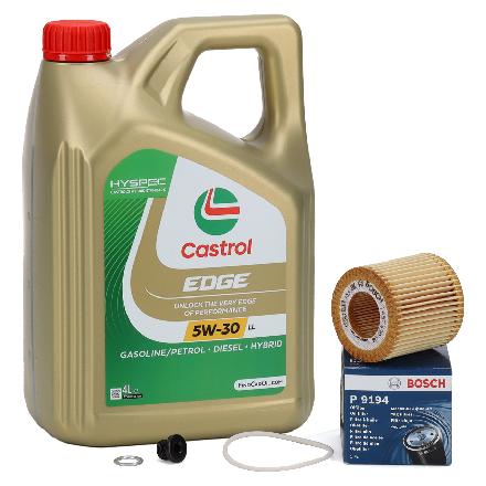 4L CASTROL EDGE 5W-30 LL Motoröl + BOSCH Ölfilter VW Polo Ibiza 3 Fabia 1 2 1.2 / 12 V Bild 4L CASTROL EDGE 5W-30 LL Motoröl + BOSCH Ölfilter VW Polo Ibiza 3 Fabia 1 2 1.2 / 12 V