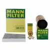MANN-FILTER Filter, Innenraumluft CUK 3172 + &Ouml;lfilter HU 718/1 k + Luftfilter C 12 178/1