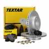 TEXTAR Bremsbelagsatz, Scheibenbremse 2427501 + Bremsscheibe 92147103