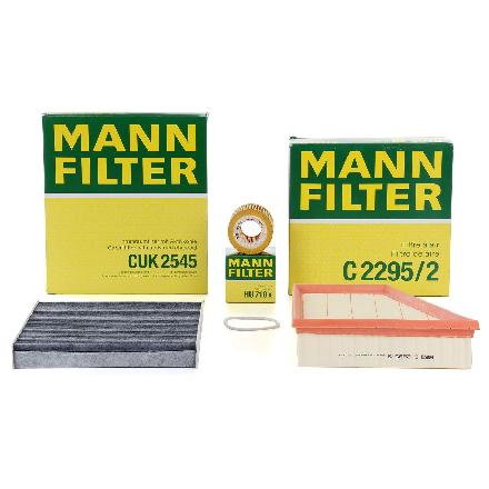 MANN Filterset 3-tlg VW Polo 4 5 Fox SEAT Ibiza 3 4 SKODA Fabia 1 2 1.2 54-70 PS bis 2010