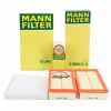 MANN-FILTER Luftfilter C 3698/3-2 + Filter, Innenraumluft CU 3461 + Ölfilter HU 718/5 x Bild MANN-FILTER Luftfilter C 3698/3-2 + Filter, Innenraumluft CU 3461 + Ölfilter HU 718/5 x