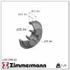 ZIMMERMANN Bremsbackensatz 10990.149.8 + Bremstrommel 430.1790.20 Bild ZIMMERMANN Bremsbackensatz 10990.149.8 + Bremstrommel 430.1790.20