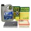 MANN Filterset 3-tlg + 5L ORIGINAL 5W-30 dexos1 Motoröl OPEL Mokka / X (J13) 1.6 CDTi Bild MANN Filterset 3-tlg + 5L ORIGINAL 5W-30 dexos1 Motoröl OPEL Mokka / X (J13) 1.6 CDTi