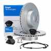 DELPHI Bremsscheiben + Bremsbel&auml;ge + Wako BMW X3 F25 X4 F26 hinten